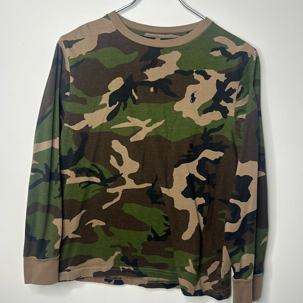 Polo Ralph Lauren camouflage long sleeve tee
